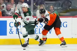 Cates’ OT goal lifts Flyers over Wild