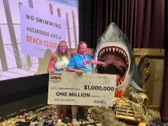 Lowell community leader wins $1 million in ‘Jaws’-themed lottery event