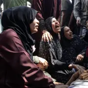 Dozens Are Killed at Aid Site Near Border, Gaza Health Officials Say